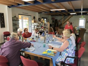 schilderen op De Minkhof